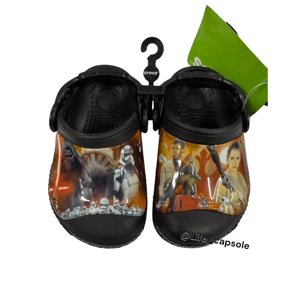Size C4-5C Crocs STAR WARS Clog Disney Croslite Slip-On Clog Kids 202172-90H NWT
